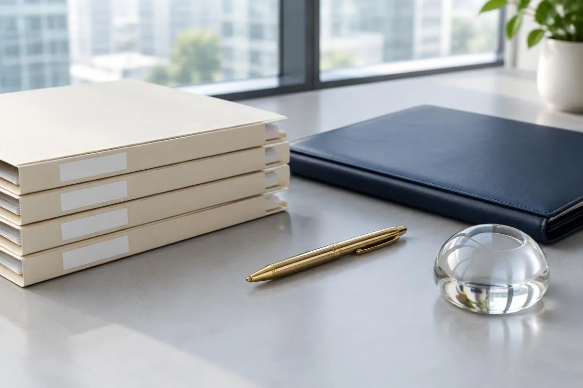 Illustrative corporate records and document preparation